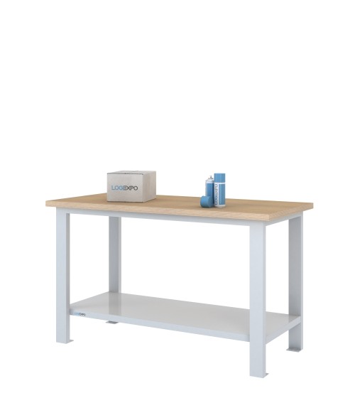 BANCO DA LAVORO 1500x700x885h - Piano multistrato di faggio