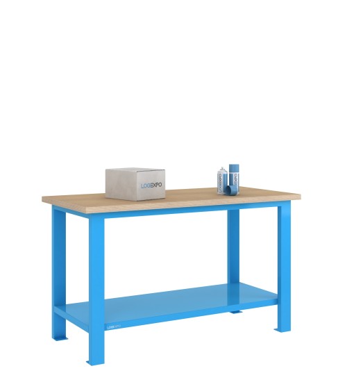 BANCO DA LAVORO 1500x700x885h - Piano multistrato di faggio