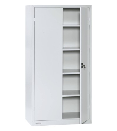 ARMADIO DA OFFICINA 1000x600x2000h con ripiani portata 100 Kg.