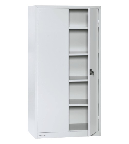 ARMADIO DA OFFICINA 1000x600x2000h con ripiani portata 100 Kg.