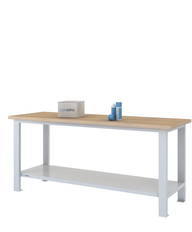 BANCO DA LAVORO 2000x700x885h - Piano multistrato di faggio