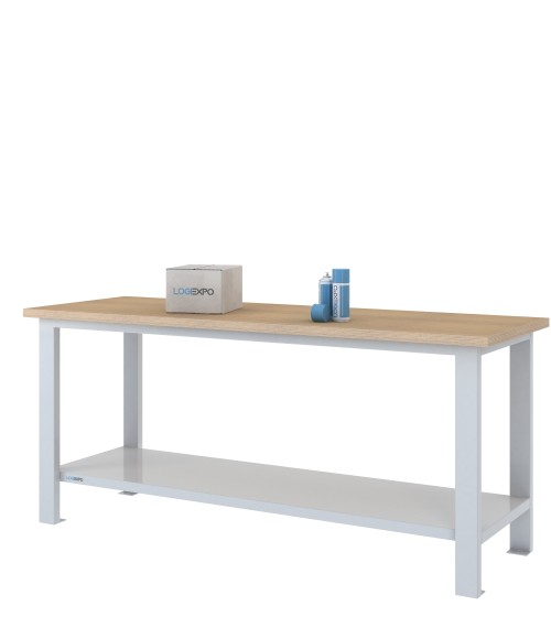 BANCO DA LAVORO 2000x700x885h - Piano multistrato di faggio