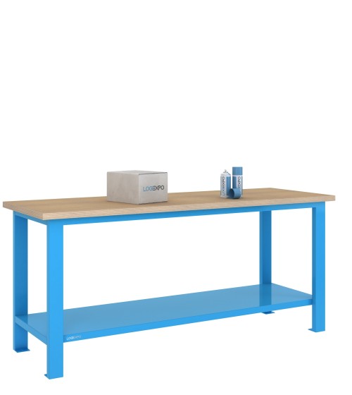 BANCO DA LAVORO 2000x700x885h - Piano multistrato di faggio