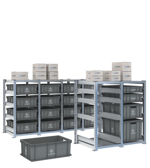 Scaffali H1000 per contenitori Euro 600x400