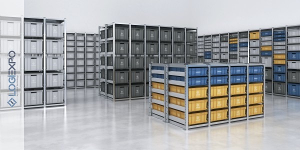Come progettare una scaffalatura con Contenitori Euro per picking manuale